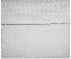 Kūdikių antklodė su užpildu New Baby pilka 80x102 cm