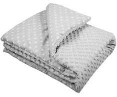 Kūdikių antklodė su užpildu New Baby pilka 80x102 cm