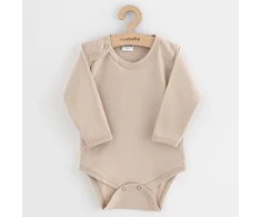 Kūdikių bodis New Baby Classic II šviesiai smėlio spalvos, dydis 86 (12-18 mėn.)