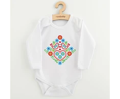 Kūdikių bodis su raštu New Baby Folk Pattern birds