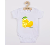 Kūdikių bodis su spauda New Baby Lemon – trumpomis rankovėmis