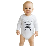 Kūdikių bodis su spauda New Baby Tu gali tai padaryti, tėti!