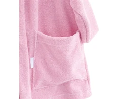 Kūdikių chalatas su gobtuvu New Baby rožinis