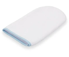Kūdikių frotinis rankšluostis su gobtuvu New Baby BASIC 80x80 mėlynas