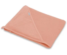 Kūdikių frotinis rankšluostis su gobtuvu New Baby Comfortably 80x80 cm rožinis