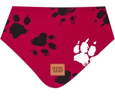 Kūdikių medvilninis kaklo šalikas New Baby Paw tamsiai rožinis, dydis S