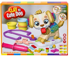 Kūrybinis plastilino rinkinys su šuniuku pas veterinarą