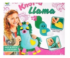 Kūrybinis siuvimo rinkinys pliušinei lamai