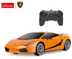 Lamborghini Superleggera mastelis 1:24 Rastar 26300 valdomas automobilis oranžinis