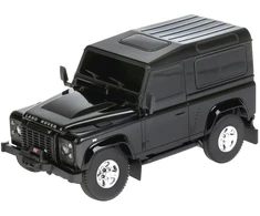 Land Rover Defender mastelio 1:24 Rastar 78500 valdomas juodas automobilis