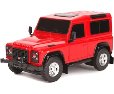 Land Rover Defender mastelio 1:24 Rastar 78500 raudonas valdomas automobilis