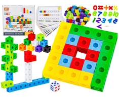 Lavinamųjų kaladėlių ir loginės kortų rinkinys matematikos mokymui