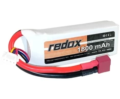 Ličio polimerų paketas Redox 1800 mAh 11,1V 40C