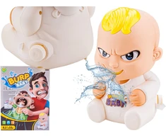 Linksmas šeimos žaidimas Bekantis Bobas Burp The Baby