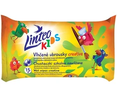 Linteo Baby Kids drėgnos servetėlės 15 vnt.