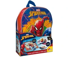Lisciani Kuprinė Spiderman su žaidimu ir kortomis