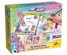 Lisciani Sekretinis Care Bears dienoraštis su užraktu ir flomasteriais
