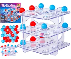 Loginis 3D žaidimas Tic Tac Toe trijų eilių