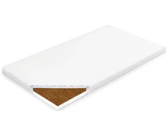 Lovytės čiužinys New Baby STANDARD 90x40x7 cm kokosų putų