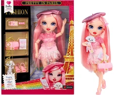Rainbow High lėlė mergaitėms Bella Parker Pretty in Paris rožinė 248781-EUC