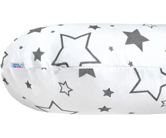 Maitinimo pagalvė New Baby pilka su žvaigždutėmis
