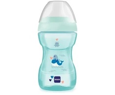 Mam Akcesoria Mam Priedai Gertuvė vaikams MAM Fun to drink 270 ml mėlyna