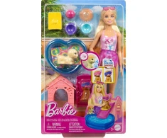 Mattel Barbės šuniukų vakarėlis prie baseino su priedais