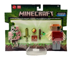 Mattel Figūrėlių rinkinys Minecraft 2 vnt. su priedais JCN56