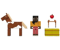 Mattel Figūrėlių rinkinys Minecraft 2 vnt su priedais JCN57