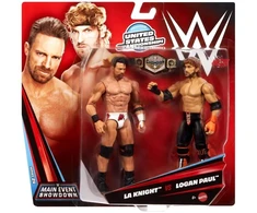 Mattel Figūrėlių rinkinys WWE LA Knight ir Logan Paul