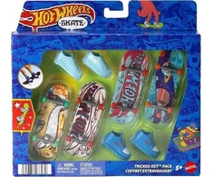 Mattel Žaislinė riedlentė Hot Wheels 4 vnt su batais