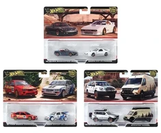 Mattel Žaisliniai Hot Wheels automobiliai 2 vnt rinkinys 1:64