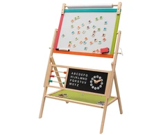 Dėlionė Medinė 2in1 Montessori lenta vaikams Baby Mix