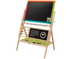 Dėlionė Medinė 2in1 Montessori lenta vaikams Baby Mix