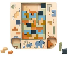 Medinis 3D tetris dėlionės žaislas Baby Mix