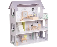 Medinis lėlių namelis Rose Montessori Baby Mix