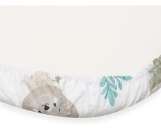 Medvilninė paklodė vežimėliui New Baby Safari II 35x75 cm