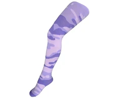 Medvilninės pėdkelnės New Baby su kamufliažiniu raštu, šviesiai rožinės ir violetinės spalvos, dydis 104 (3-4 m.)