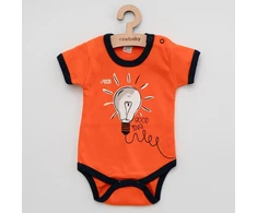 Medvilninis kūdikių bodis trumpomis rankovėmis New Baby Great Idea, dydis 62 (3-6 mėn.)