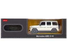 Mercedes-Benz G63 R/C mastelis 1:24 Rastar 95800 nuotoliniu būdu valdomas baltas automobilis