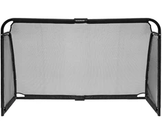Bauerkraft Metaliniai futbolo vartai su treniruočių tinkleliu žaidimui 180x120x60 cm juodi
