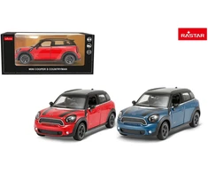 Metalinis automobilis Rastar MINI Countryman raudonas 1:24