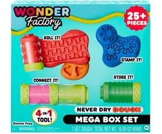 MGA Wonder Factory neišdžiūstanti tešla didelis dėžės rinkinys 595137-EUC