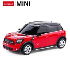 Mini Cooper S Countryman mastelio 1:24 Rastar 71700 raudonas valdomas automobilis