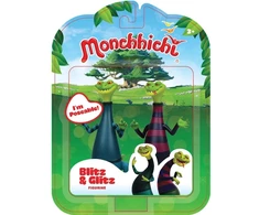 Monchhichi Blitz ir Glitz figūrėlės 2 vnt. 10 cm