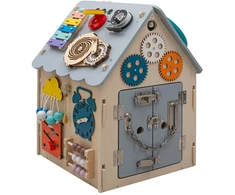 Montessori veiklos lenta „House“ su LED apšvietimu, Baby Mix