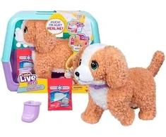 Moose Little Live Pets Ouchies Poodle 26733 interaktyvus pudelis gydytojo žaidimui