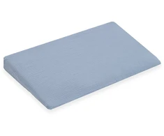 Muslino pagalvės užvalkalas lovai New Baby STANDARD 59x37 cm mėlynas