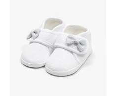 New Baby baltos kūdikių batukai su kaspinu, dydis 12-18 mėn.