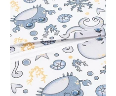 New Baby BASIC kėdutė vaikams „Octopuses“ mėlyna